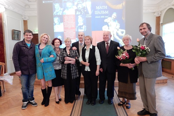 The book presentation of the opera singer, teacher, Professor Emeritus of Tallinn Conservatory, Matti Johannes Palm, 17-05-2016.