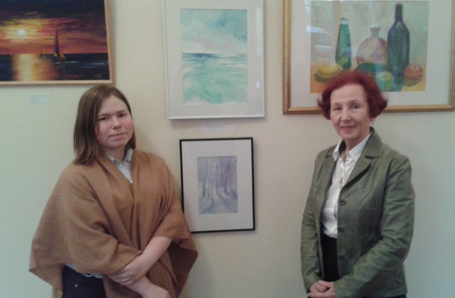 TZEV-organised art exhibition by the pupils of Tallinn secondary schools at the Russian Cultural Centre, 2015